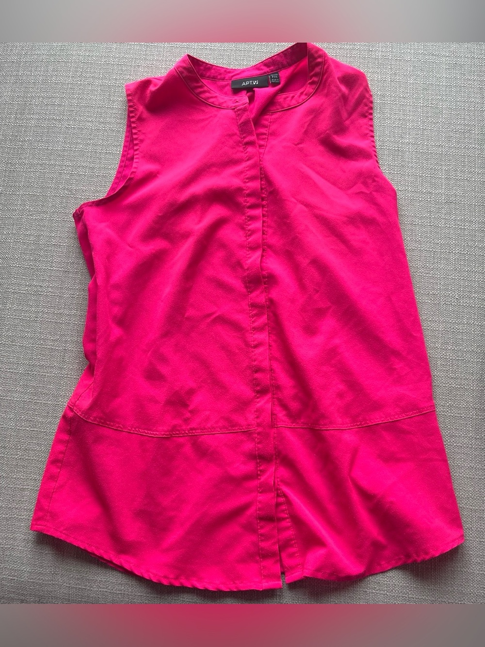 Hot pink work blouse